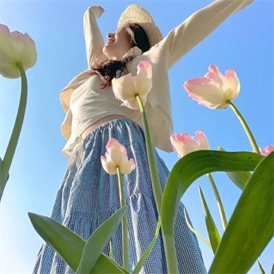 桃花灿烂